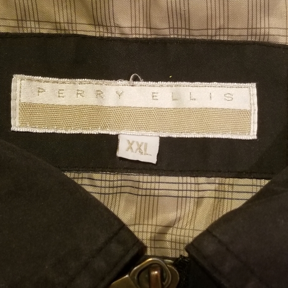 Perry Ellis Microfiber Bomber Jacket Size XXL - Picture 3 of 6